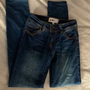 Low rise skinny jeans size 0
